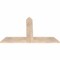 Ekena Millwork Portland Smooth Timber Gable Bracket, Douglas Fir, 48"W x 30"H x 1 1/2"D x 5 1/2"F, 15/12 Pitch GBW048X30X0206POR00SDF - alternate 2